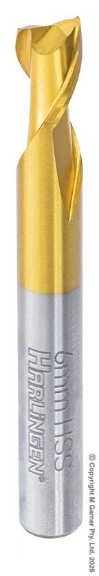 6mm Two Flute End Mill - HSS